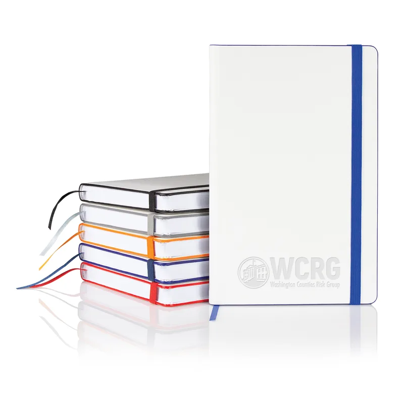 Castelli White Laser Medio Lined White Page Journal