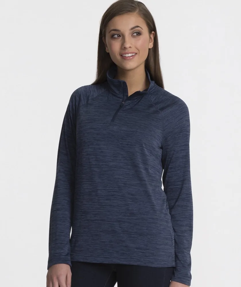 Women's Space Dye Performance Pullover Shirt view 2