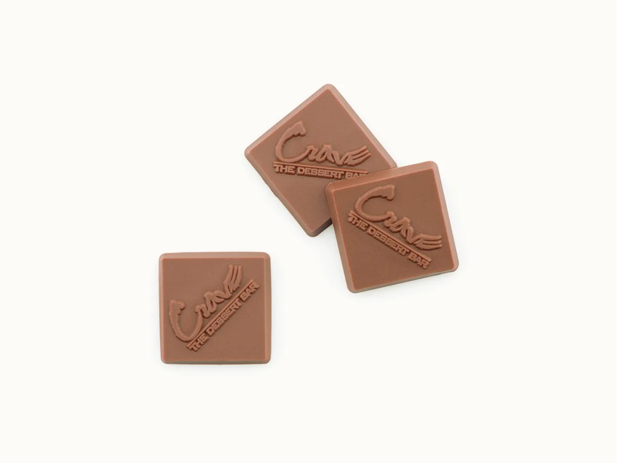 Custom Chocolate Restaurant / Dessert Topper view 3