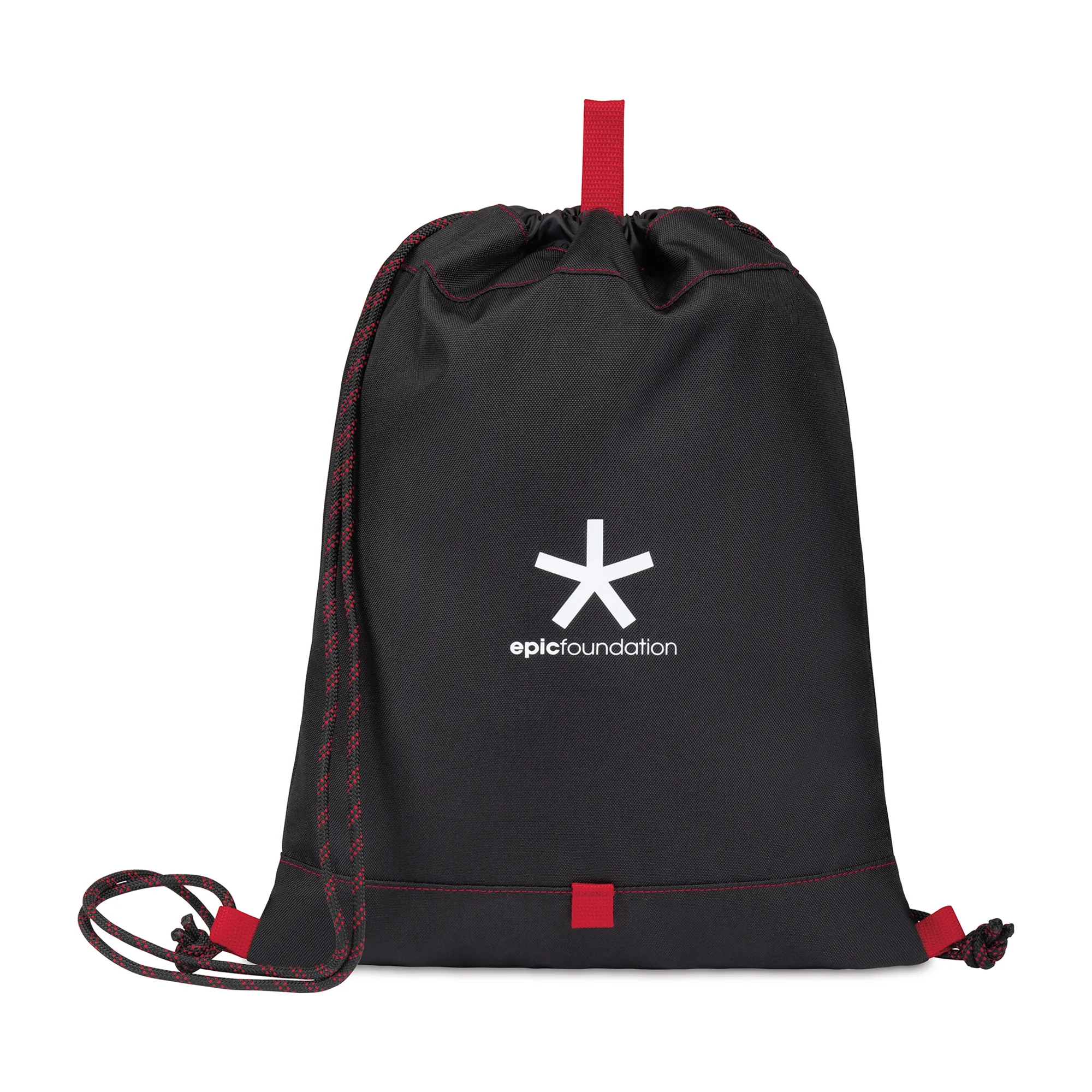 Repeat Recycled Poly Cinchpack - Red