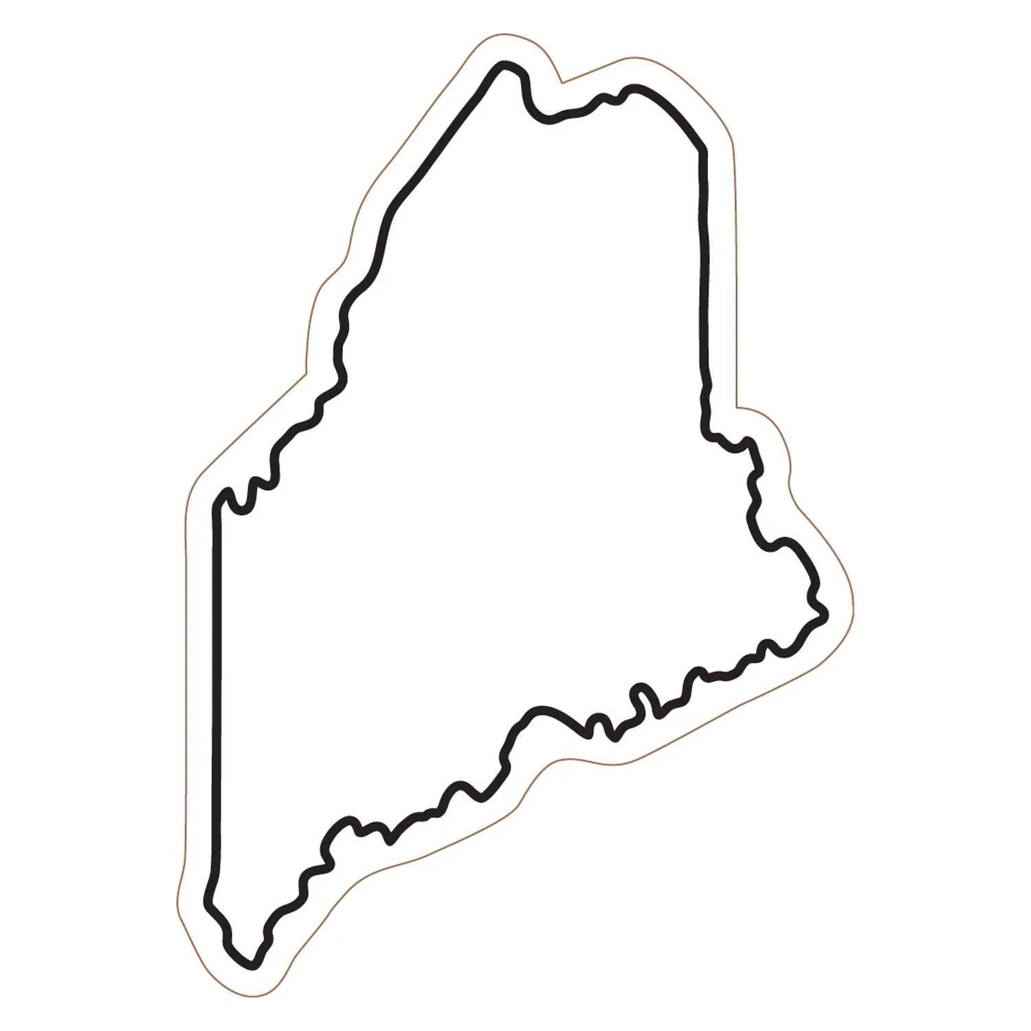 Maine State Magnet view 2