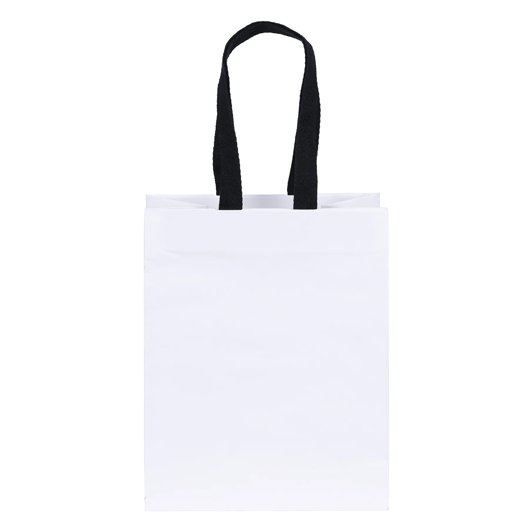 Ash - Woven Handle White Eurototes - Flexo Ink Print (7 3/4" x 4 3/4" x 9 3/4") view 2