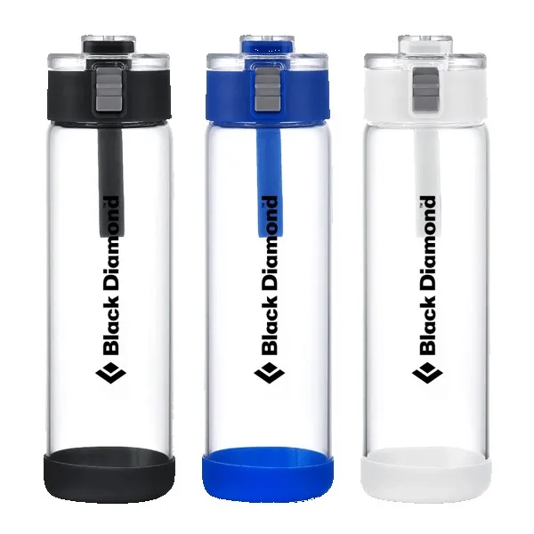 Laramie 22oz Glass Bottle w Flip Lid