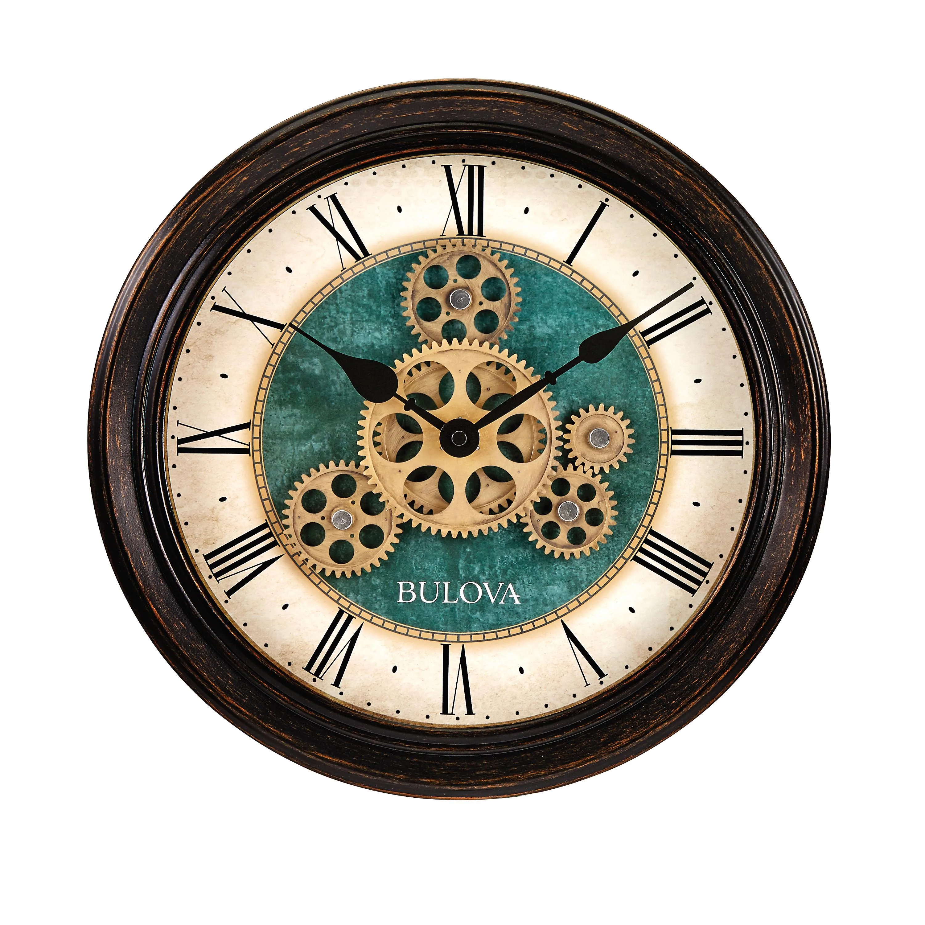 Bulova Clocks The Industrial Motion Wall Clock