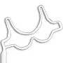 Bra Bikini Top Inkbend Standard, Bent Pen — Transparent Hot Pink