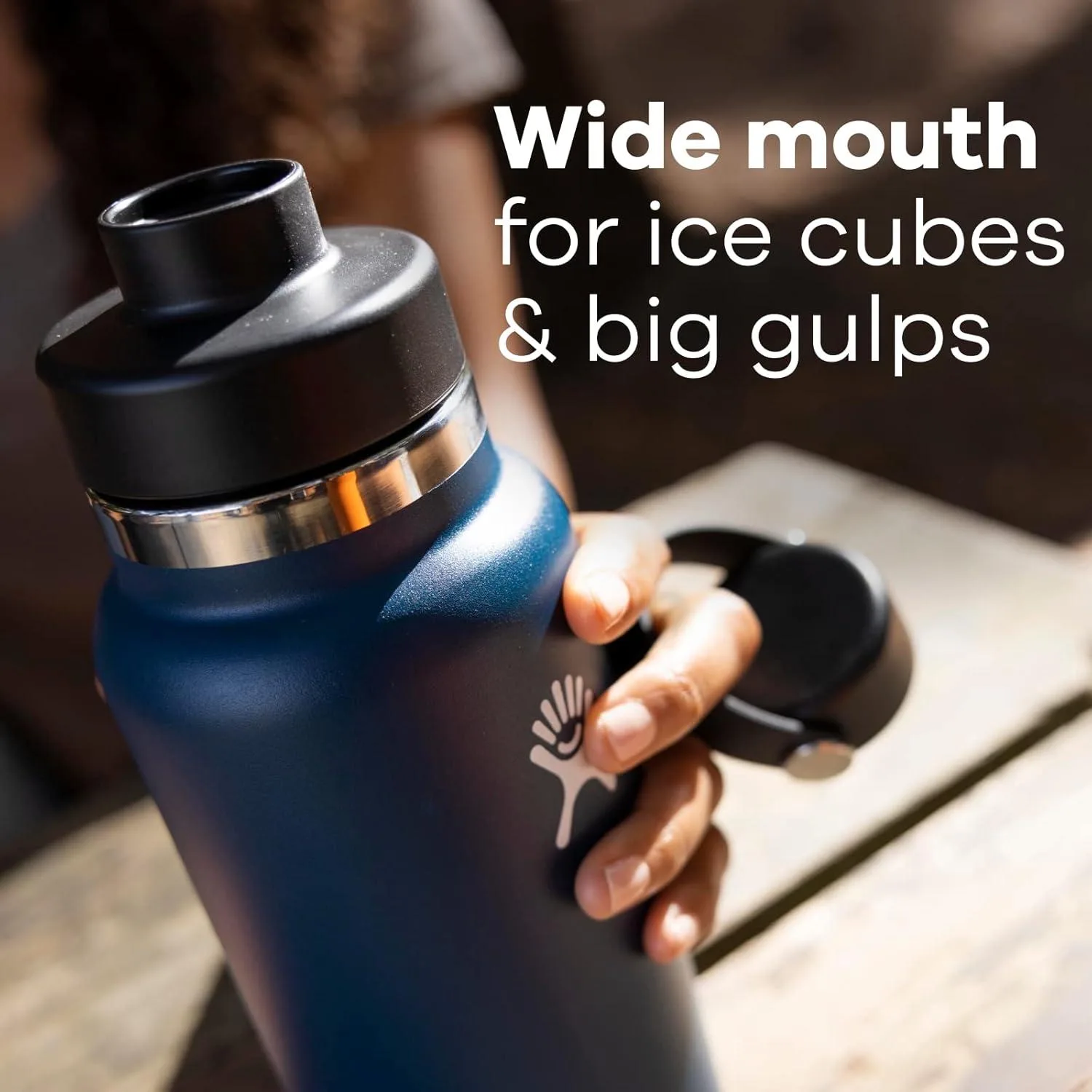 32 oz Hydro Flask® 2.0 Insulated Wide Mouth Water Bottle with Flex Chug Cap view 5