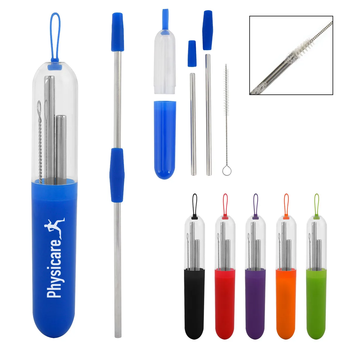 2-piece Stainless Steel Straw Kit