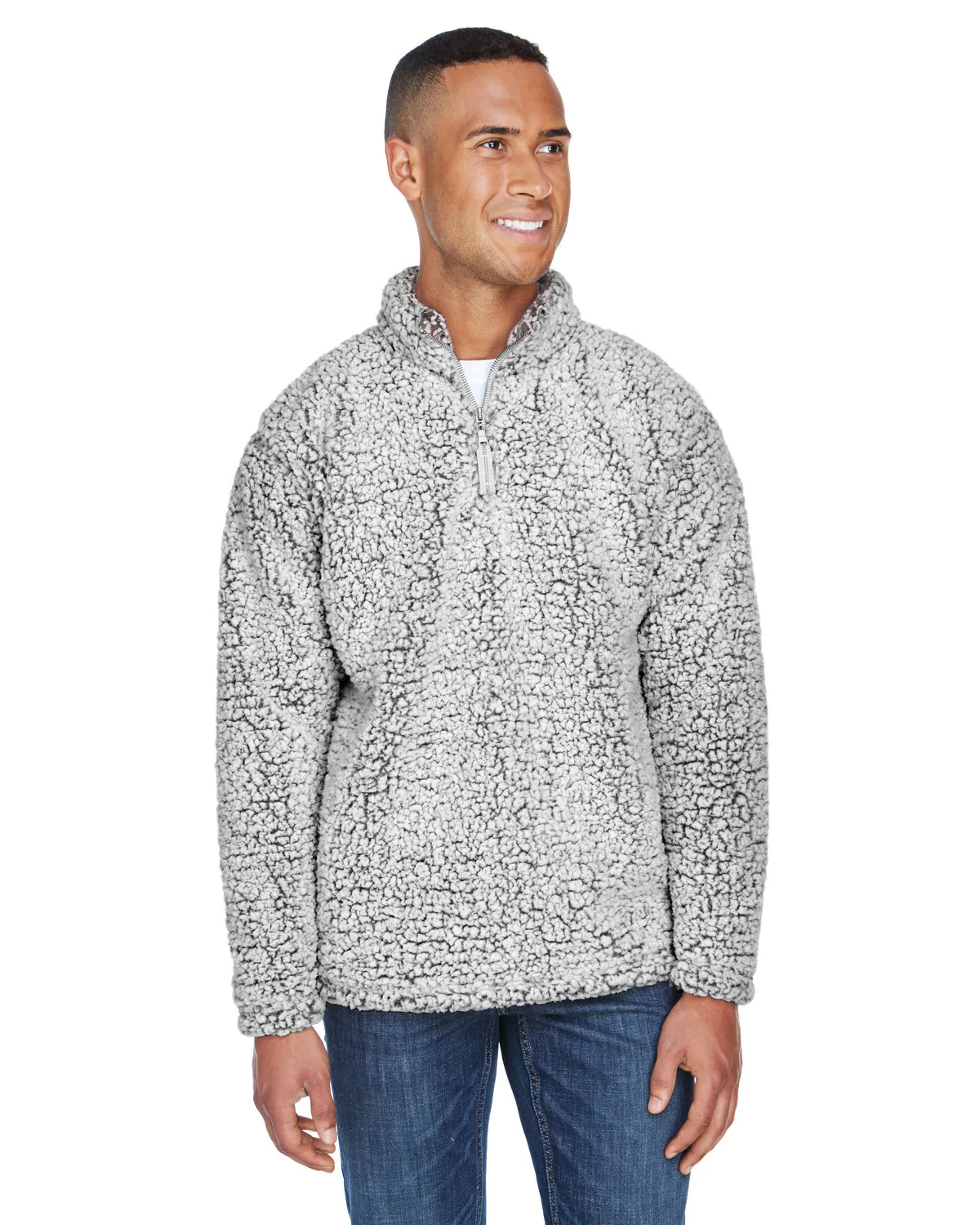 J AMERICA Adult Epic Sherpa Quarter-Zip view 2