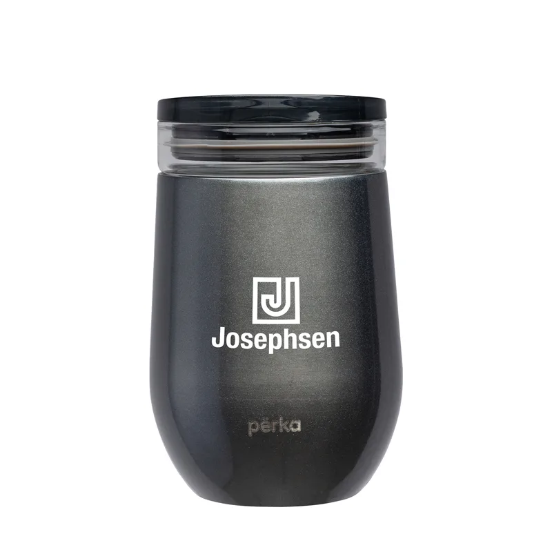 Perka Taylor 12 oz. Double Wall, Stainless Steel Wine Mug view 2