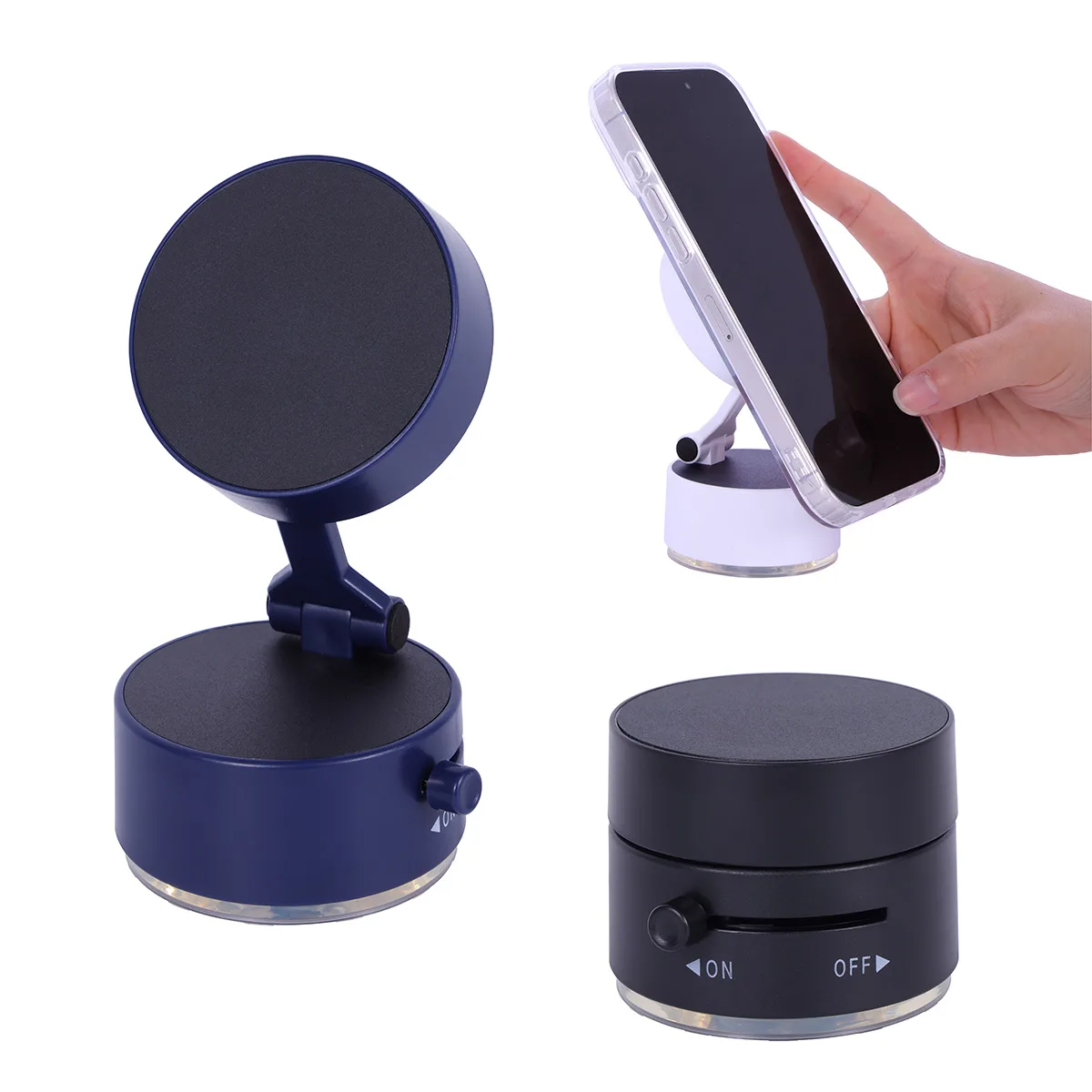 Rivet Portable Magnetic Phone Mount With Suction Cup Base view 2