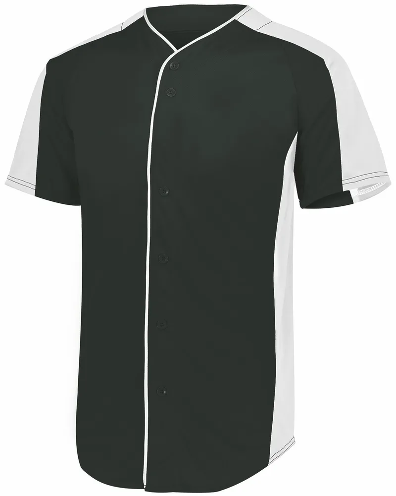 Augusta Youth Full-Button Baseball Jersey