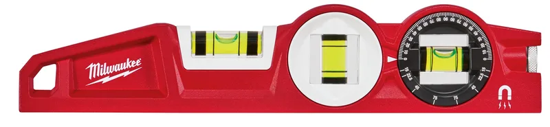 Milwaukee 10" Die Cast Torpedo Level w/360-Degree Locking Vial