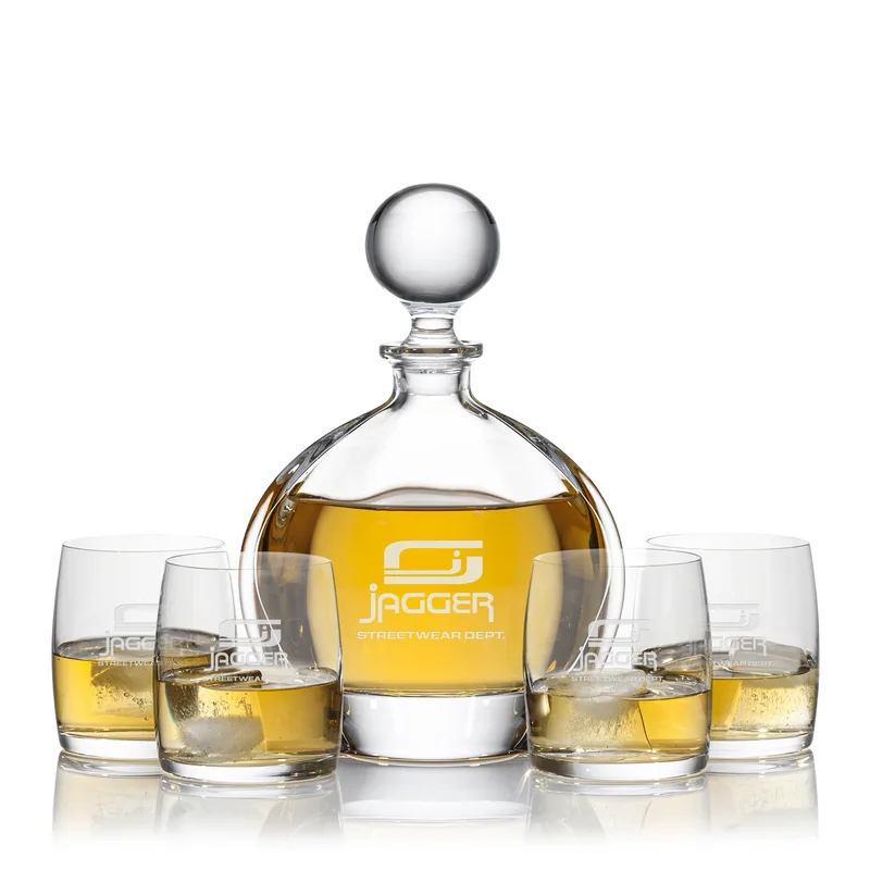 Decanter Set, Decanter & 4 OTR