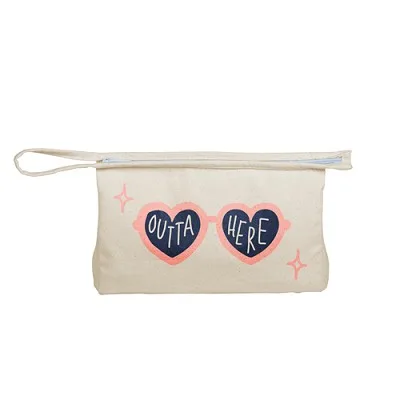 Continued Jetsetter Large Pouch (Natural Canvas) view 2