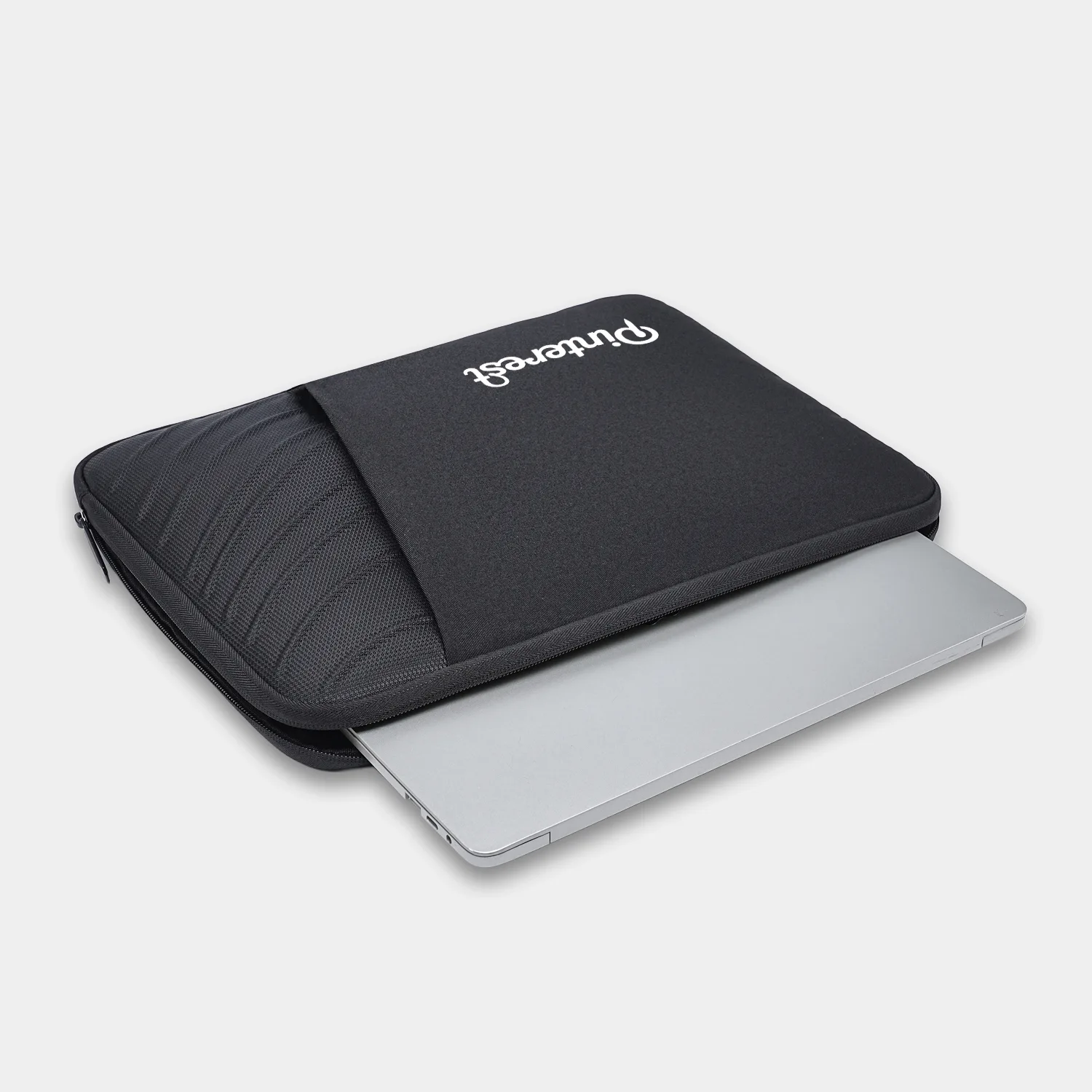 With Laptop