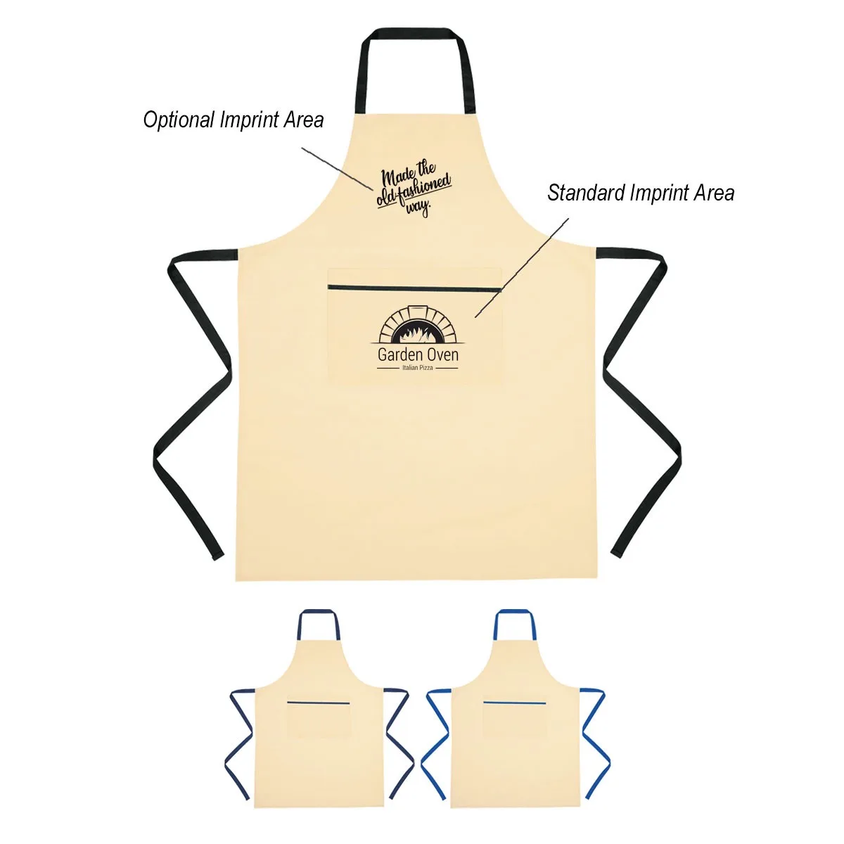 Cotton Cooking Apron view 2