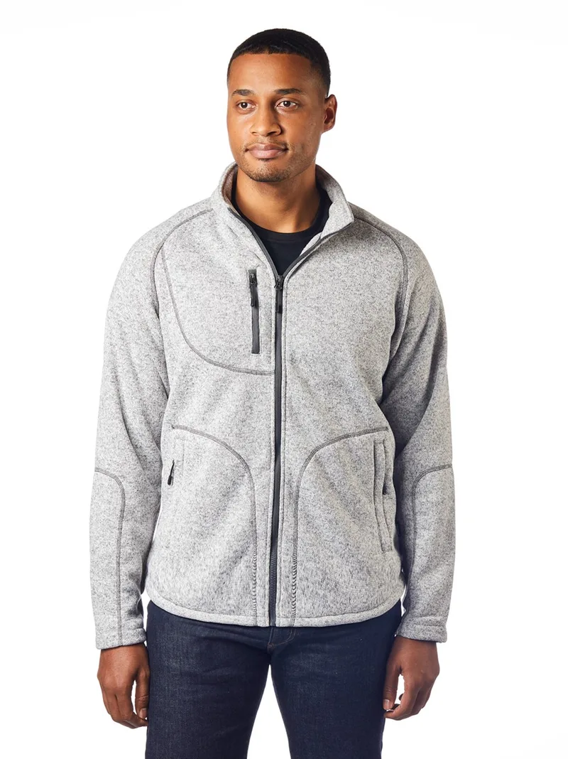 Men's Ashton Sweater-Knit Fleece Jacket