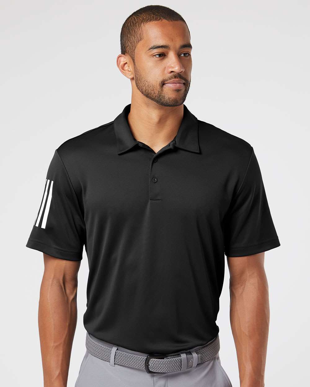 Adidas® Floating 3-Stripes Polo view 2