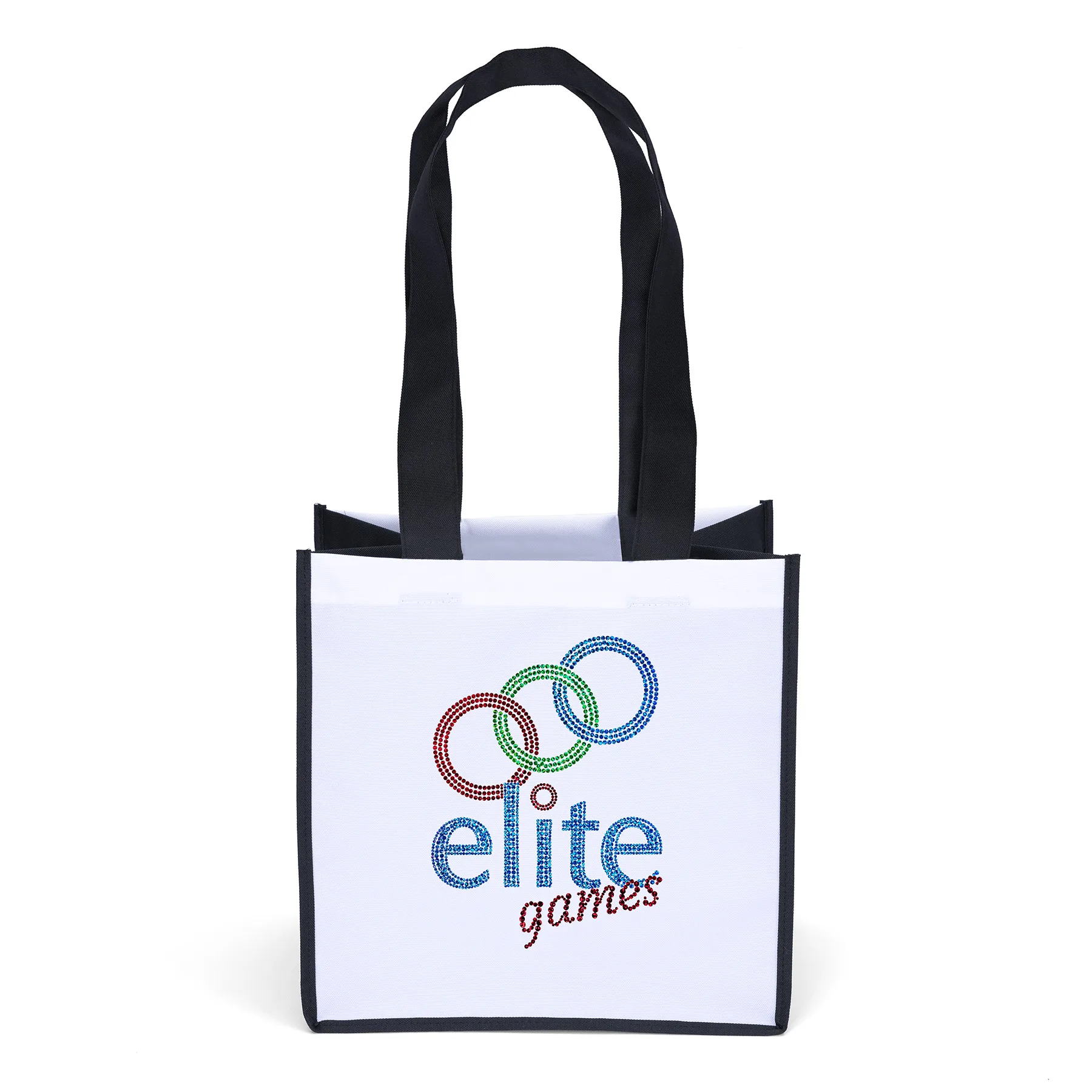 Carol™- Heavy-Duty Polyester Totes - Sparkle (12" x 8" x 12")