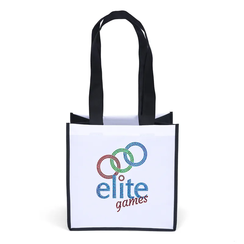 Carol™- Heavy-Duty Polyester Totes - Sparkle (12" x 8" x 12")