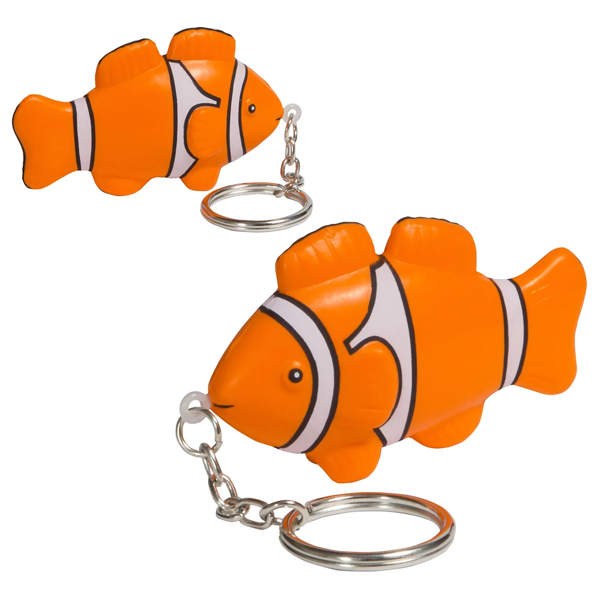Clown Fish Stress Reliever Key Chain view 2