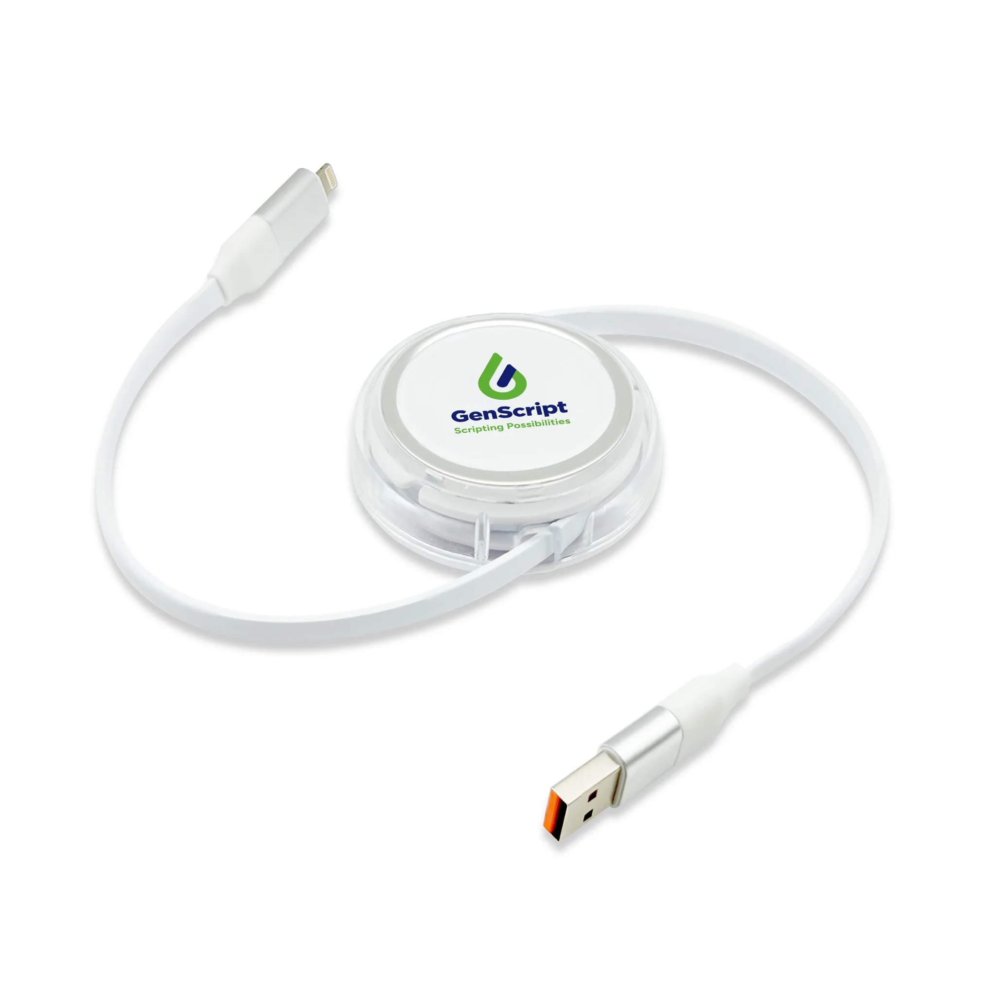 Nexus 4-in-1 Retractable Cable with Interchangeable Connectors