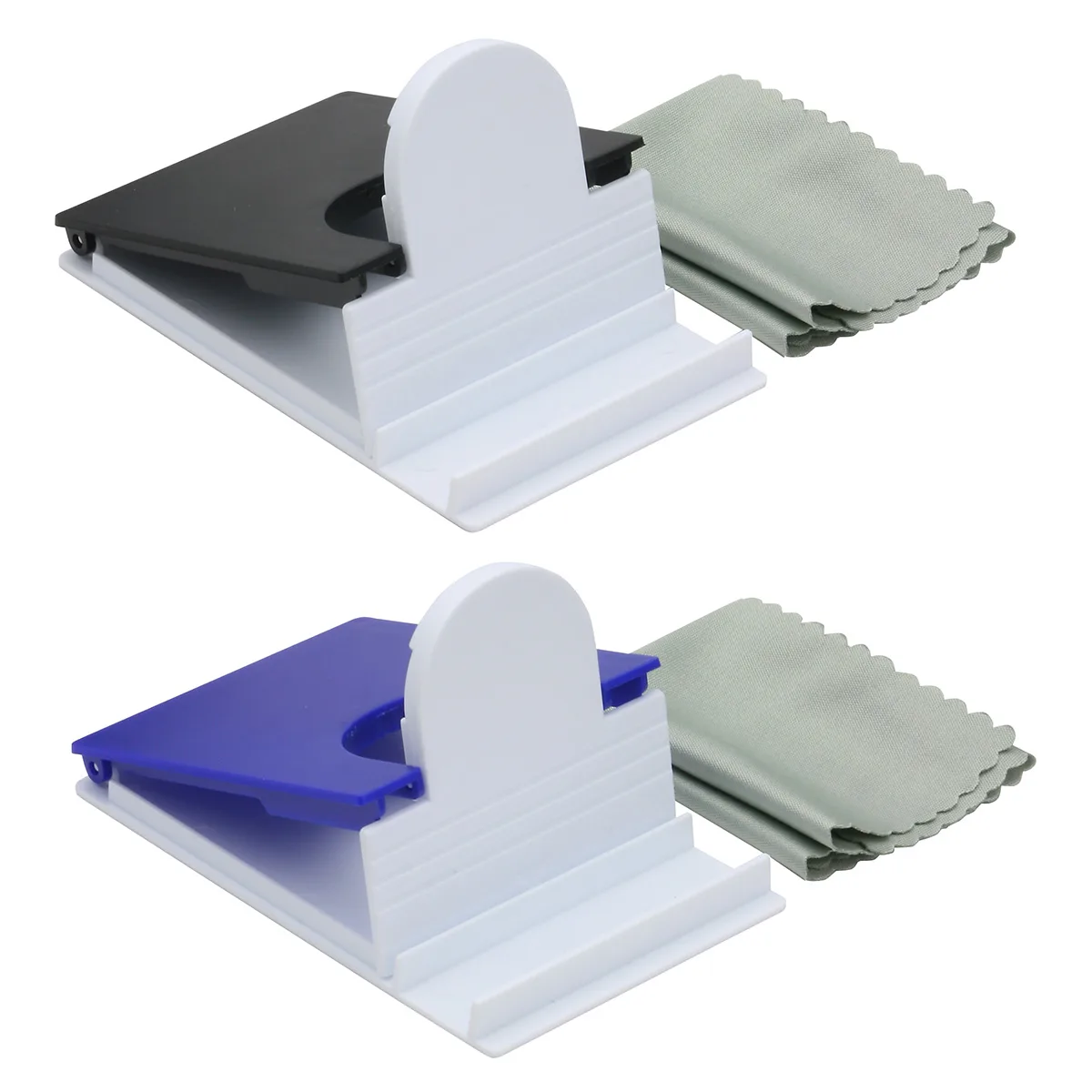 5" x 5" Microfiber Cloth with Phone Holder view 2