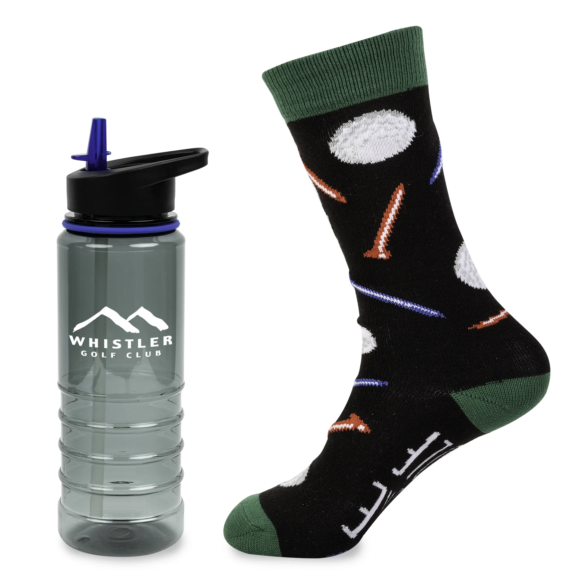 Less Work, More Golf Tritan Bottle Gift Set