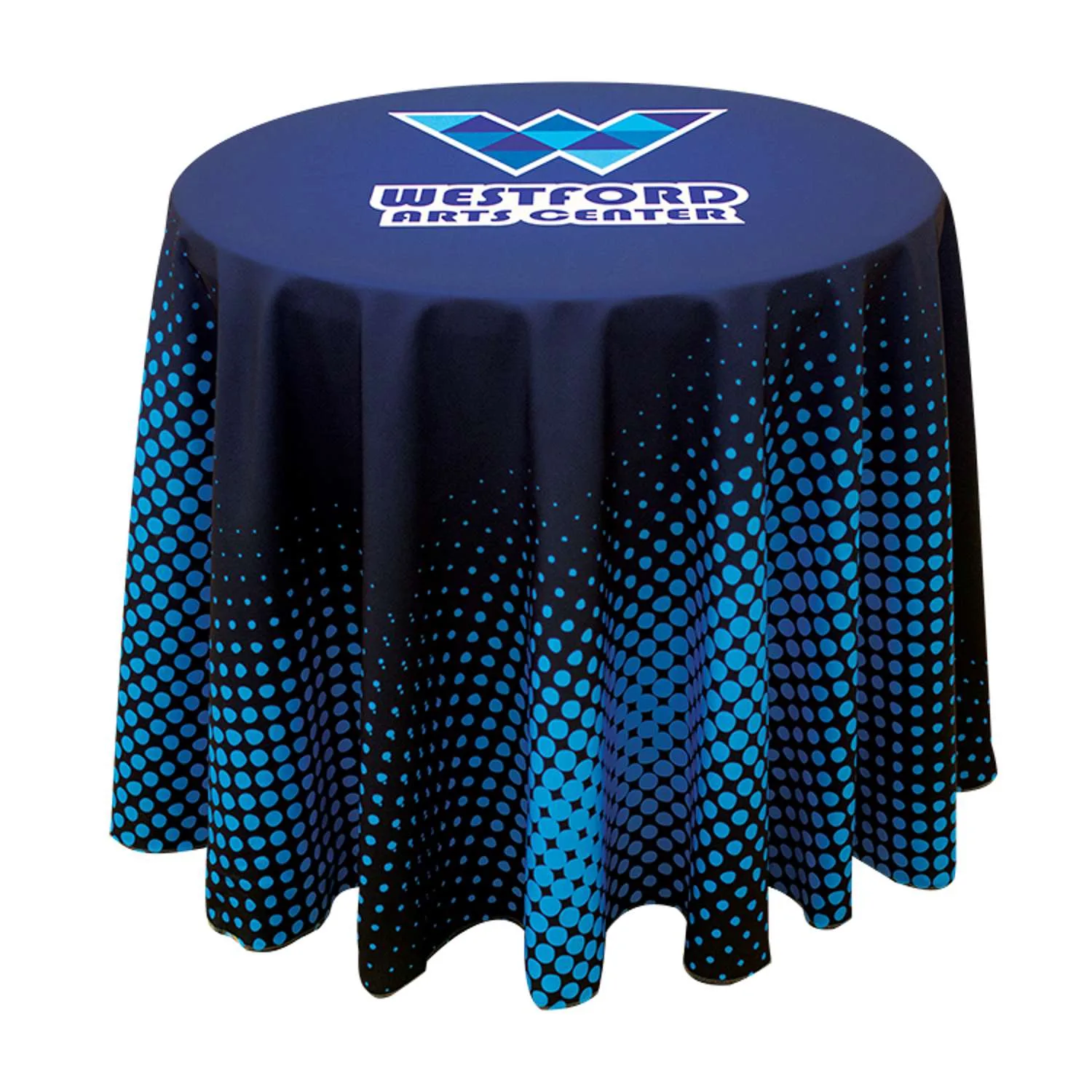 Caf?-Height Round Throw with 27" Overhang