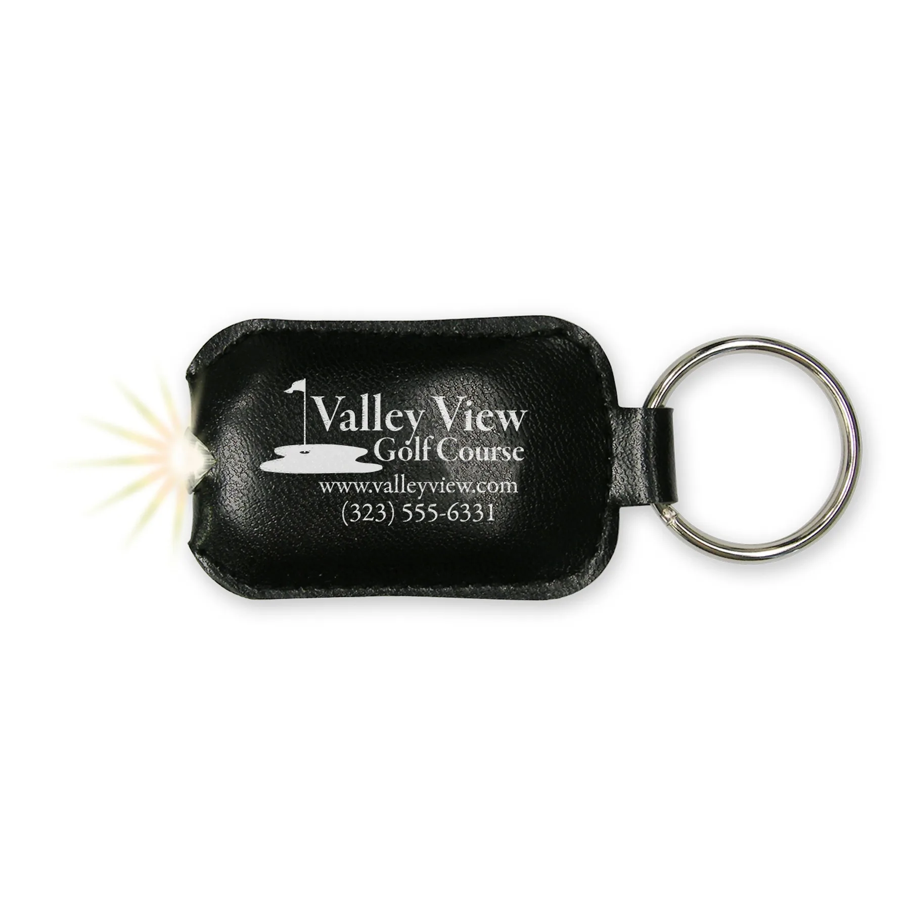 Faux Leather Lock-N-Light Key Light