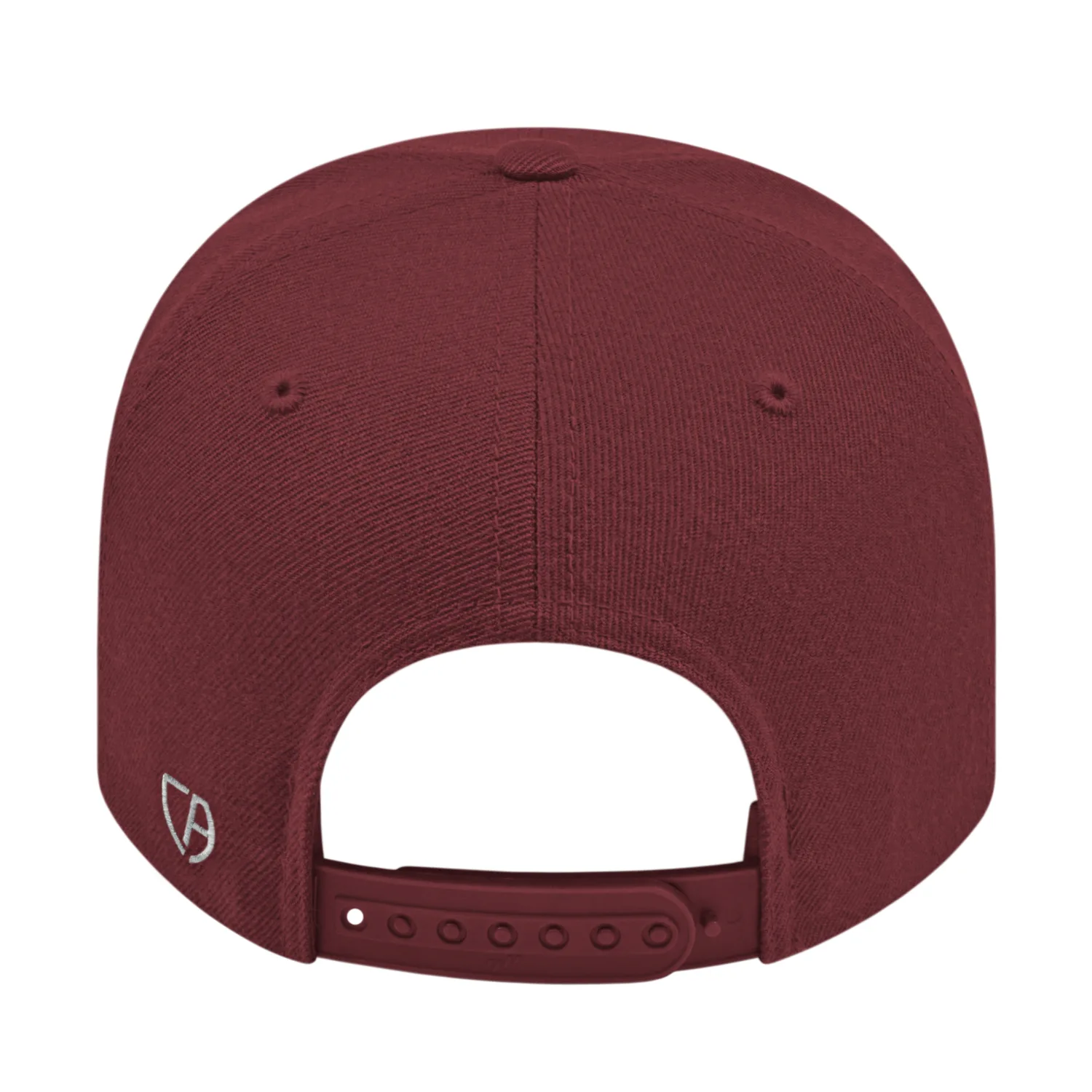 Maroon Red Blank Back