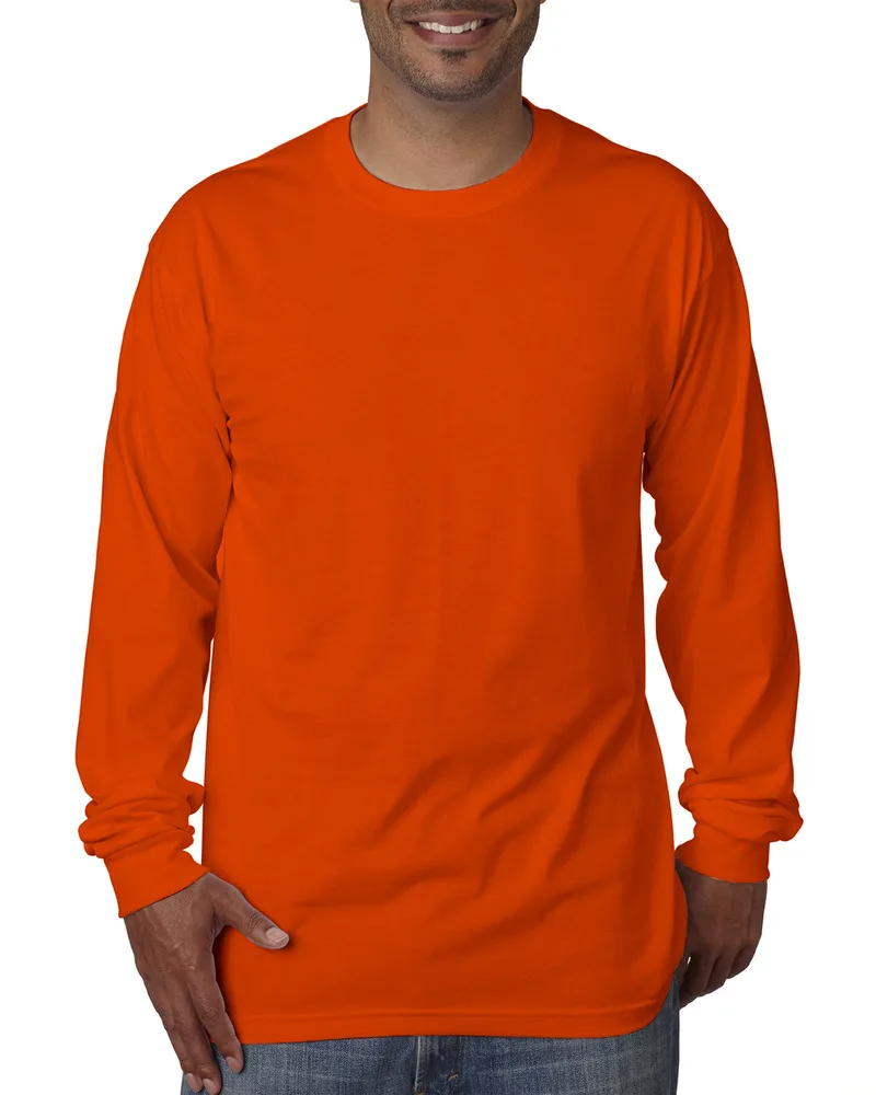 BAYSIDE Unisex USA Made Midweight Long-Sleeve T-Shirt view 2