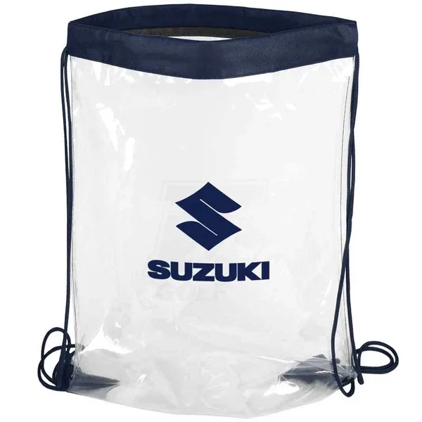 Navy Blue/Clear Logo Open