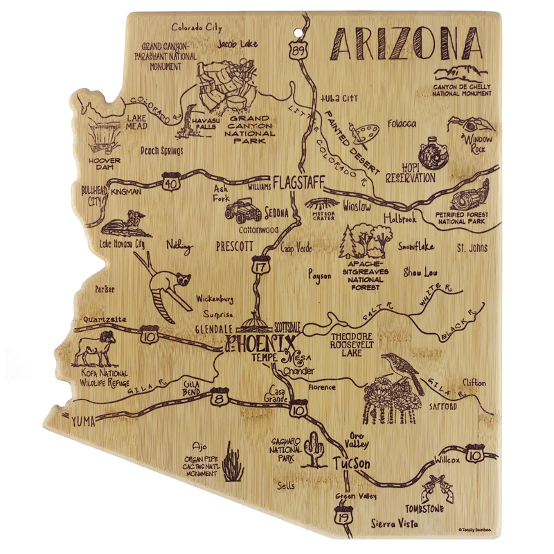 Destination Arizona Cutting & Serving Board