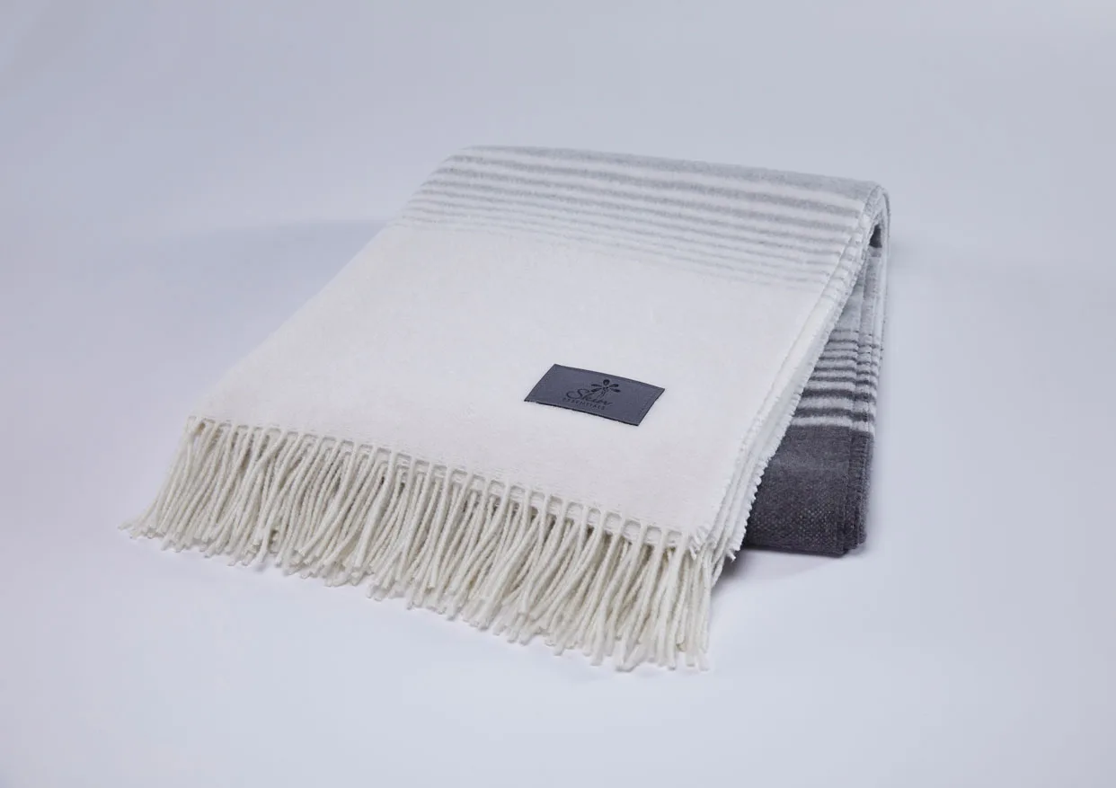 Capri Fringed Throw (Laser Patch) view 2