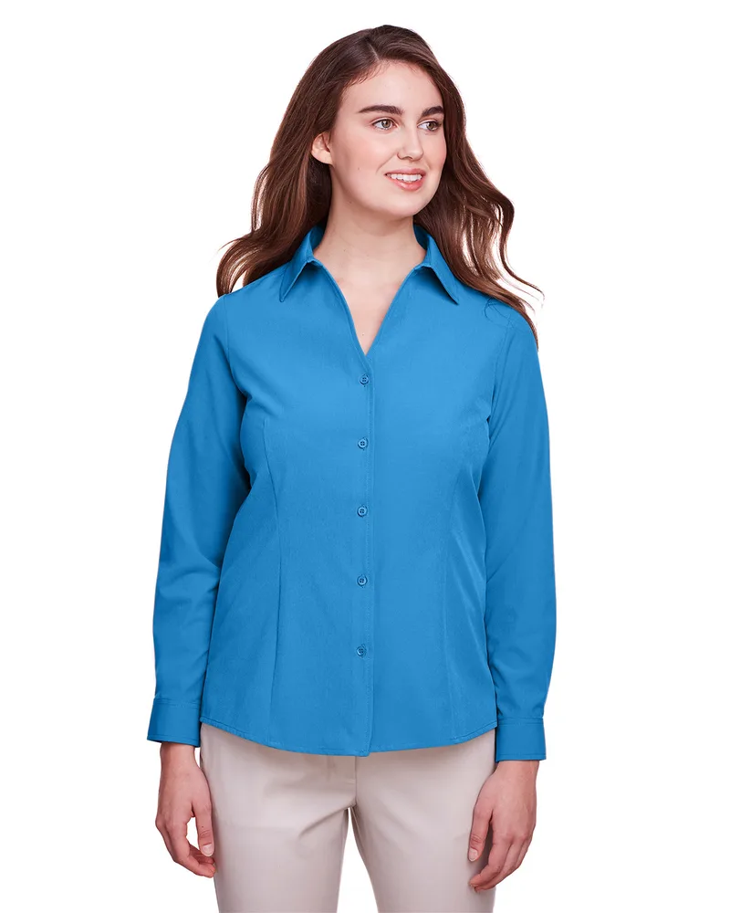 ULTRACLUB Ladies' Bradley Performance Woven Shirt view 4