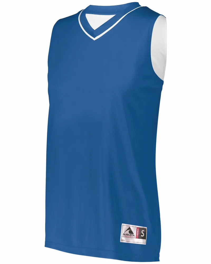 Augusta Ladies' Reversible Two-Color Sleeveless Jersey view 5