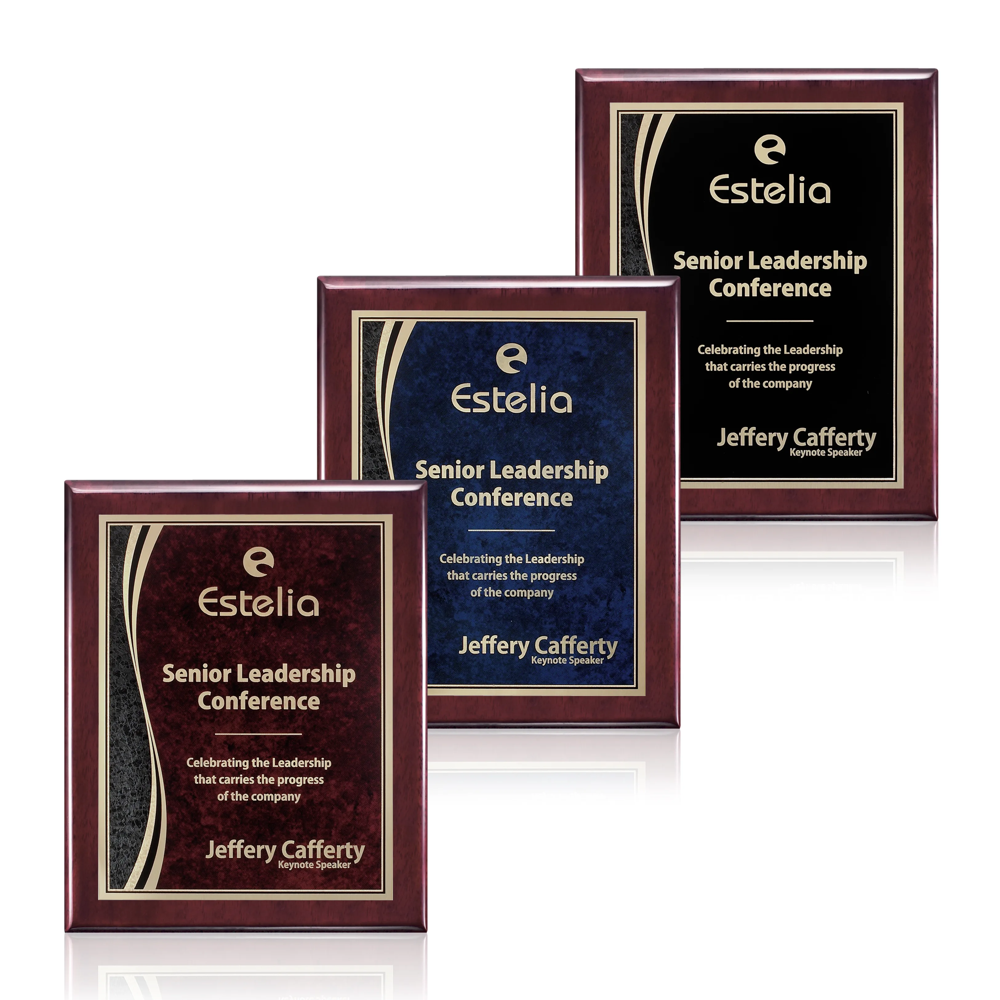 Oakleigh/Finch Plaque - Rosewood Finish