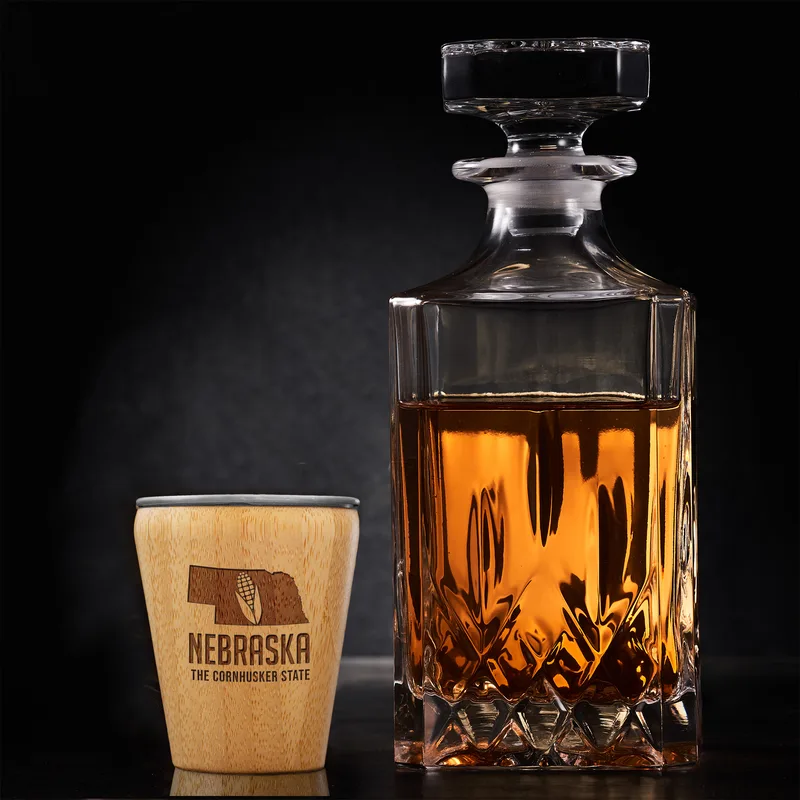 Nebraska State Shot Glass view 2