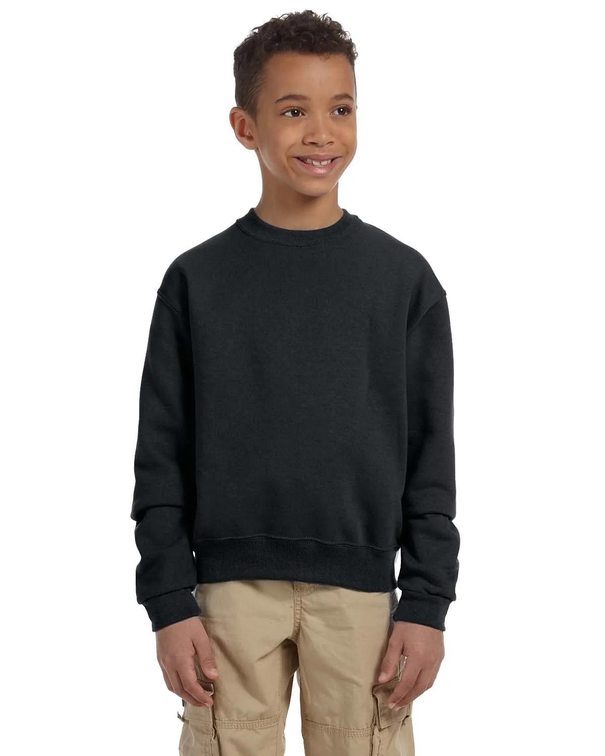 Jerzees Youth NuBlend® Fleece Crew view 2
