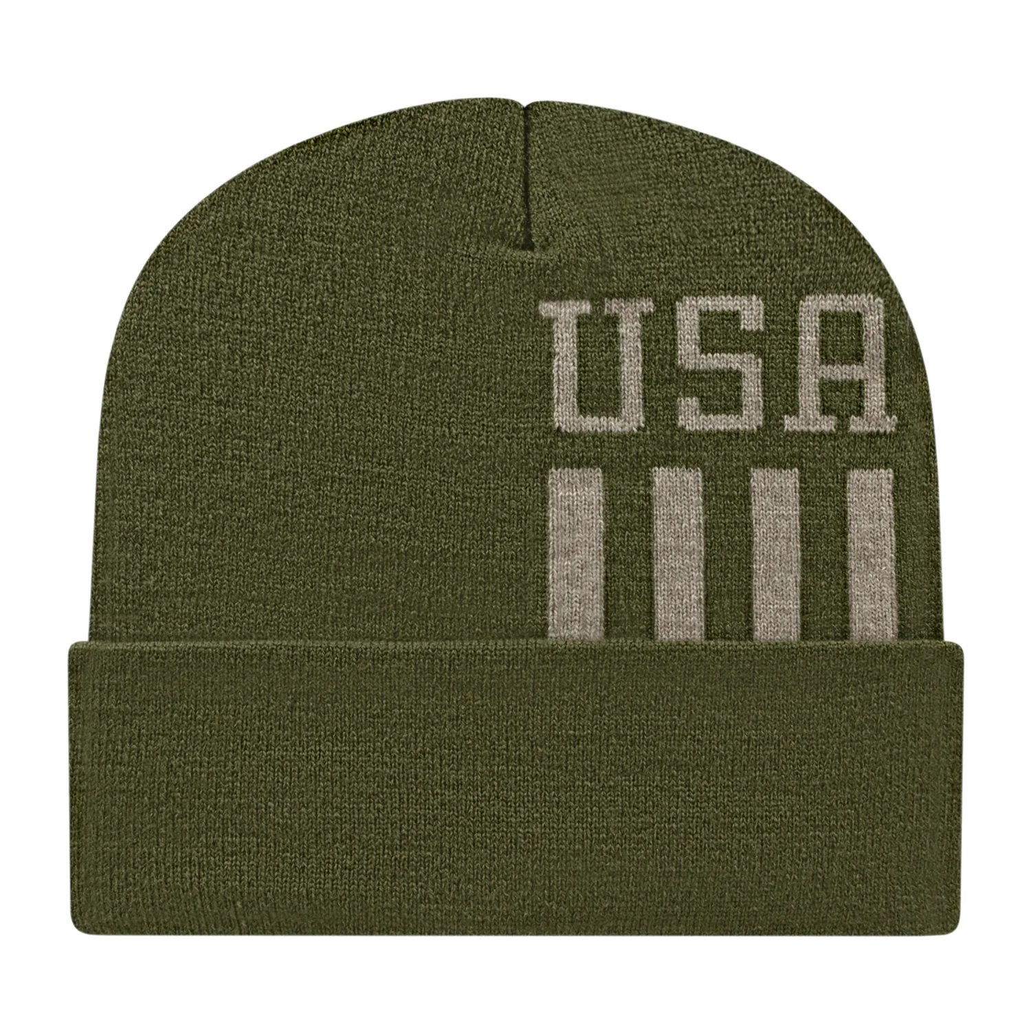 Flag Knit Cap with Cuff view 2