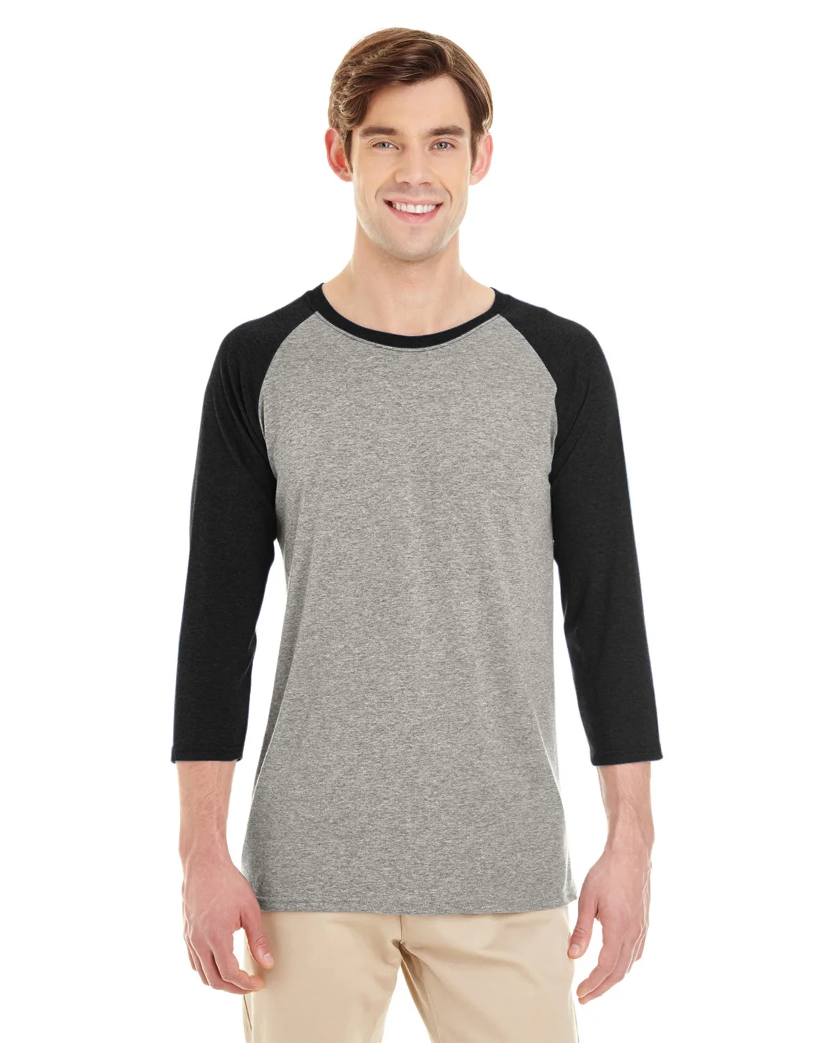 Jerzees Adult TRI-BLEND Baseball Raglan
