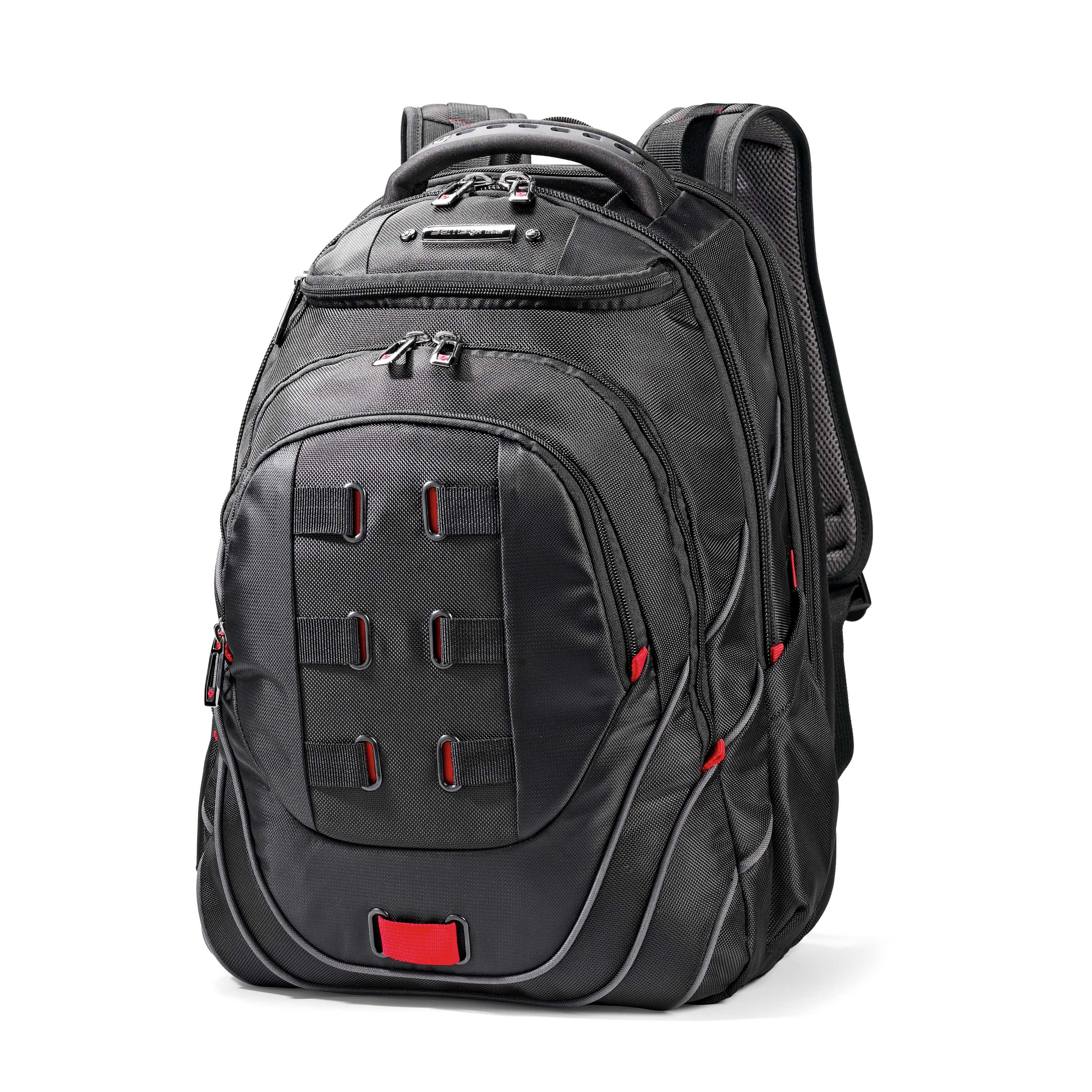Samsonite® Tectonic 17" Pft Backpack - Black/Red