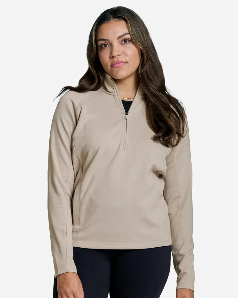 J. America® Women's Apex Fleece Quarter-Zip Pullover view 2