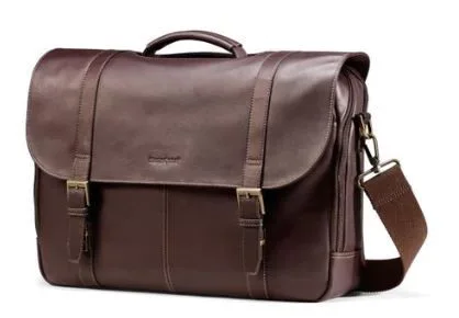 Samsonite® Columbian Flapover Leather Case