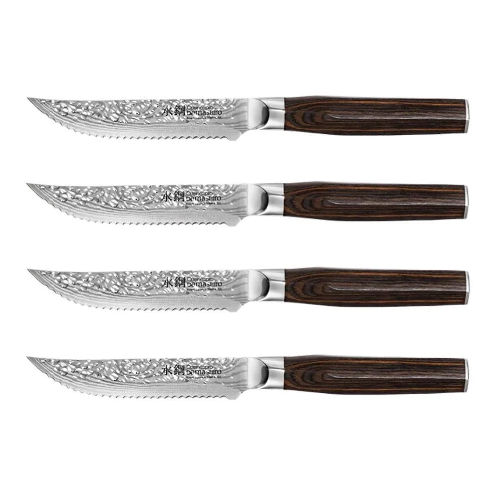 Cuisinepro Damashiro 4Pc Emperor 4.5" Steak Knife Set