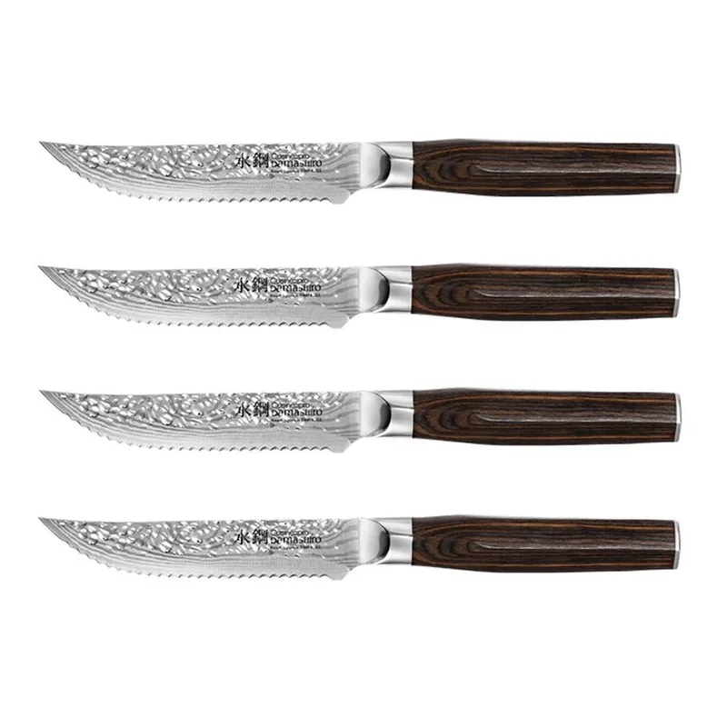 Cuisinepro Damashiro 4Pc Emperor 4.5" Steak Knife Set