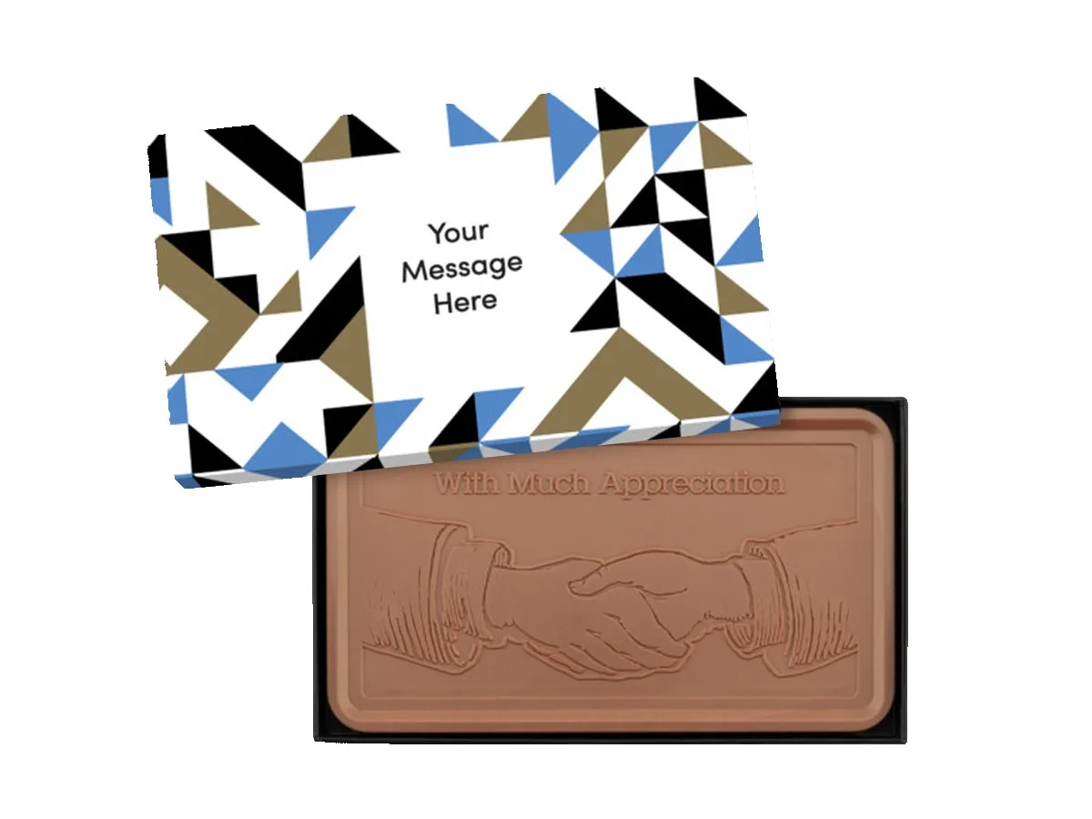 Appreciation Epic 1lb. Chocolate Bar with Personalized Packaging