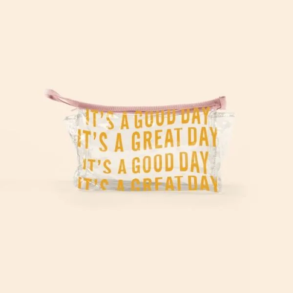 Clear Vinyl Jetsetter Large Pouch view 3