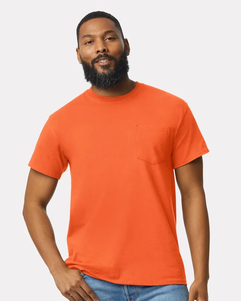 Gildan® Unisex Ultra Cotton® Pocket T-Shirt view 2